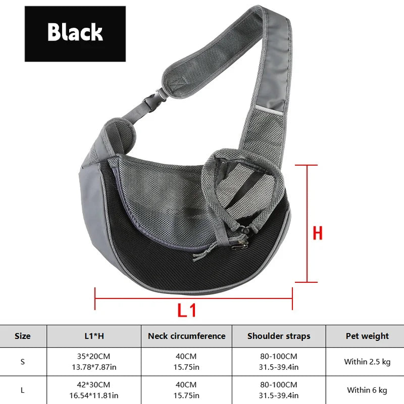 Pet Sling Carrier Crossbody Bag
