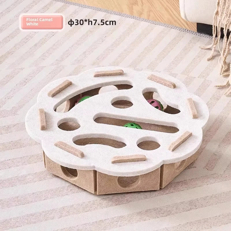 Cat Puzzle Felt Puzzle Box
