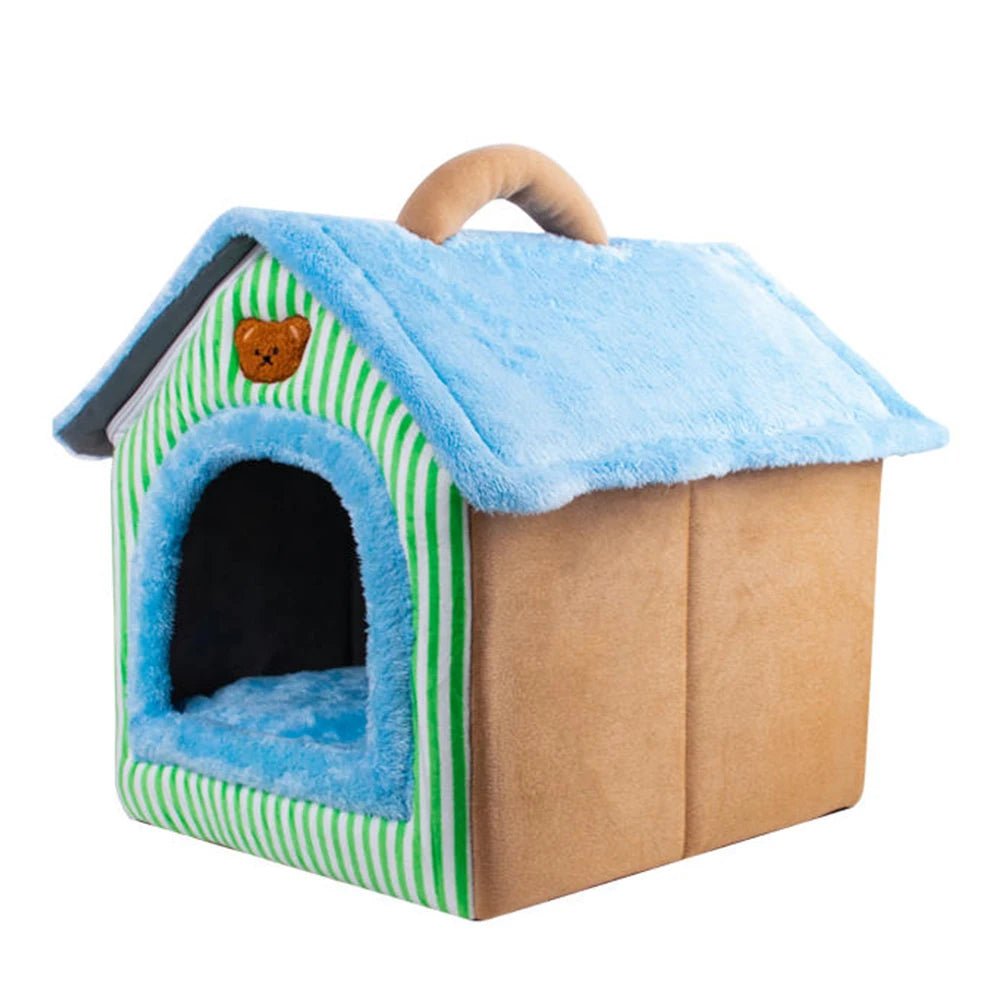 Foldable Pet Cave Sofa Bed House