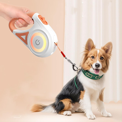 LED Retractable Dog Leash