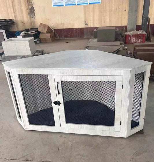Customizable Wooden Pet Carrier Furniture Furniture Style Dog Crate End Table Hidden Box Furniture