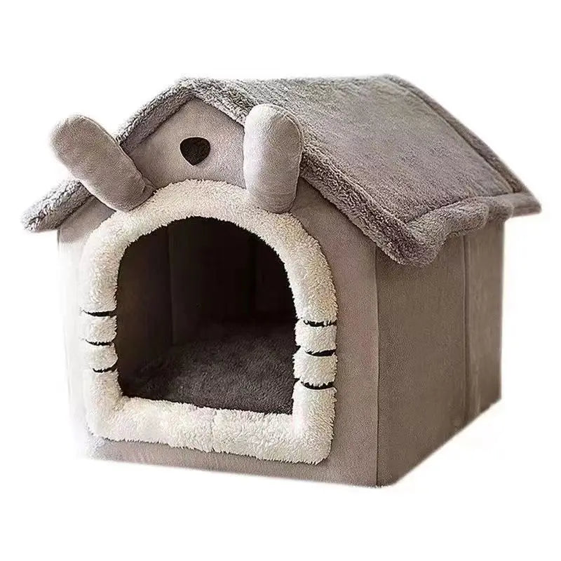 Teddy Winter Warm Cat Dog House