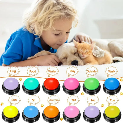 Communication Voice Recording Button for Pet Training Buzzer