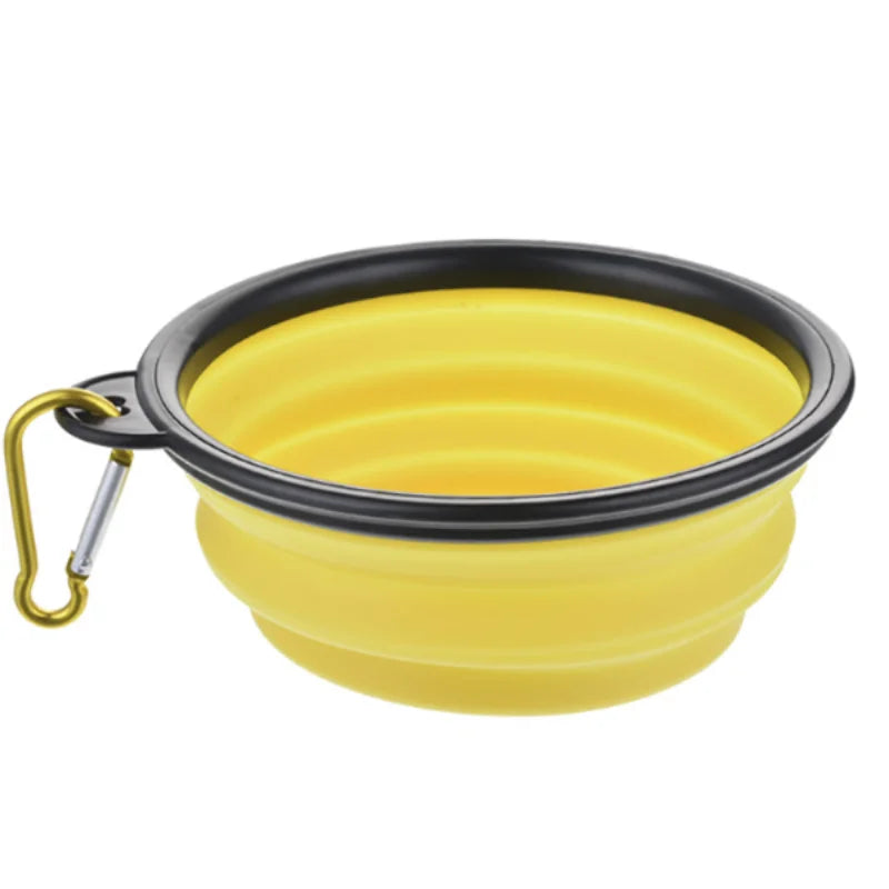 Portable Silicone Food & Water Bowl for Pets