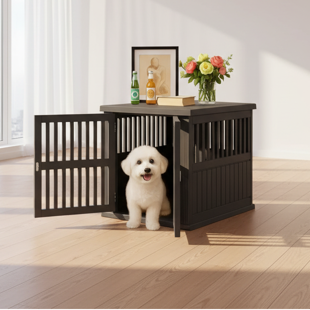 Lockable Dog Kennel Indoor Cage