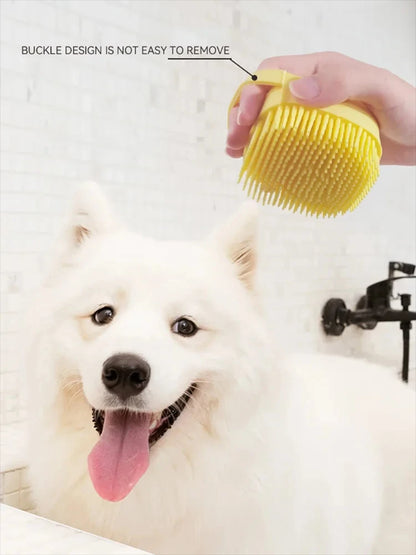 Silicone Dog Bath Massage Gloves Brush.