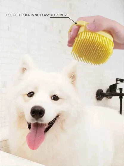 Silicone Dog Bath Massage Gloves Brush.