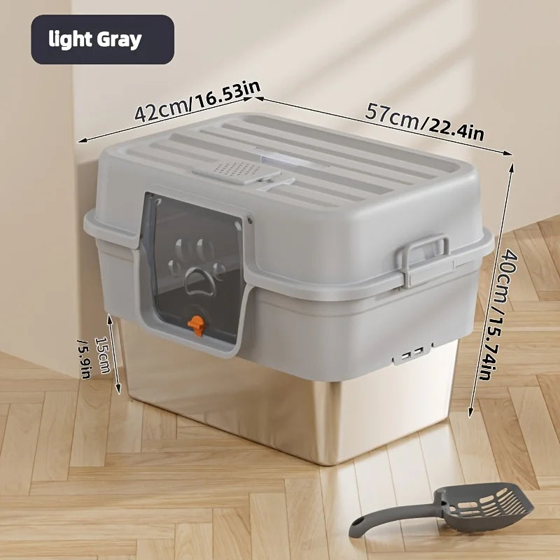 Enclosed Cat Litter Box