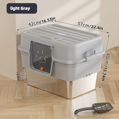 Enclosed Cat Litter Box