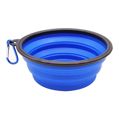 Portable Silicone Food & Water Bowl for Pets