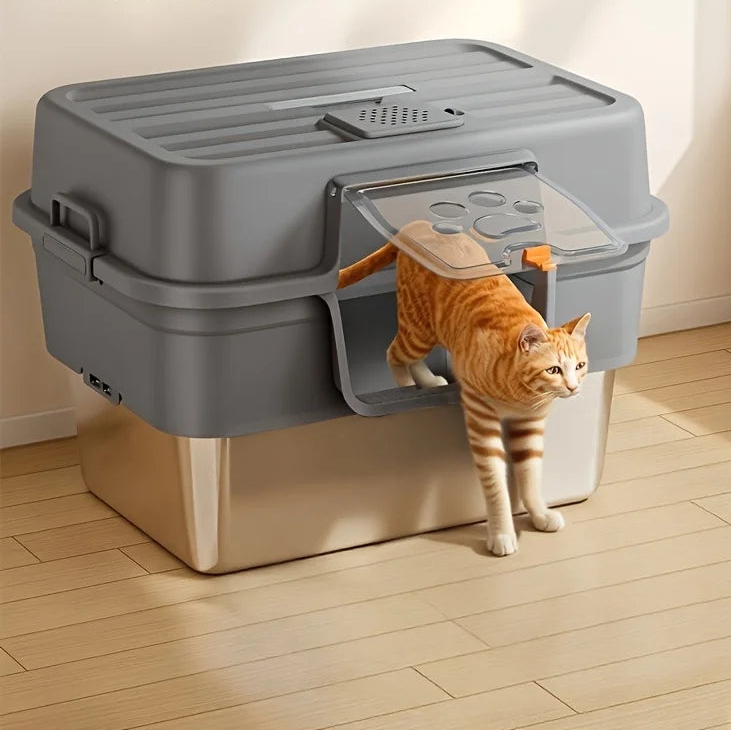 Enclosed Cat Litter Box