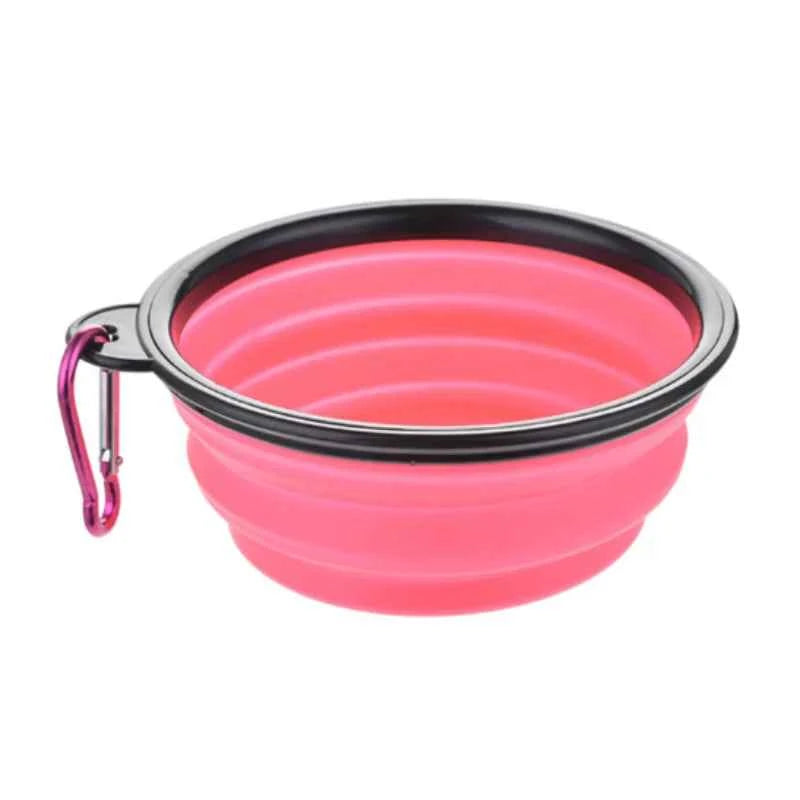 Portable Silicone Food & Water Bowl for Pets