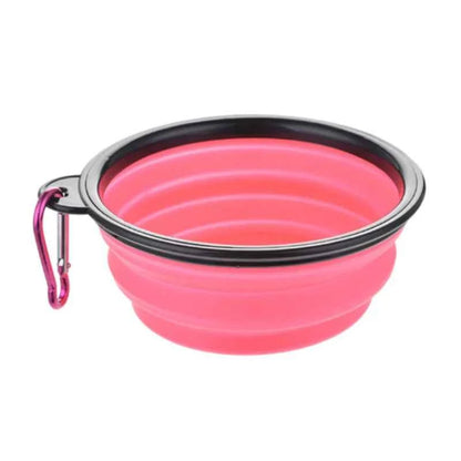 Portable Silicone Food & Water Bowl for Pets