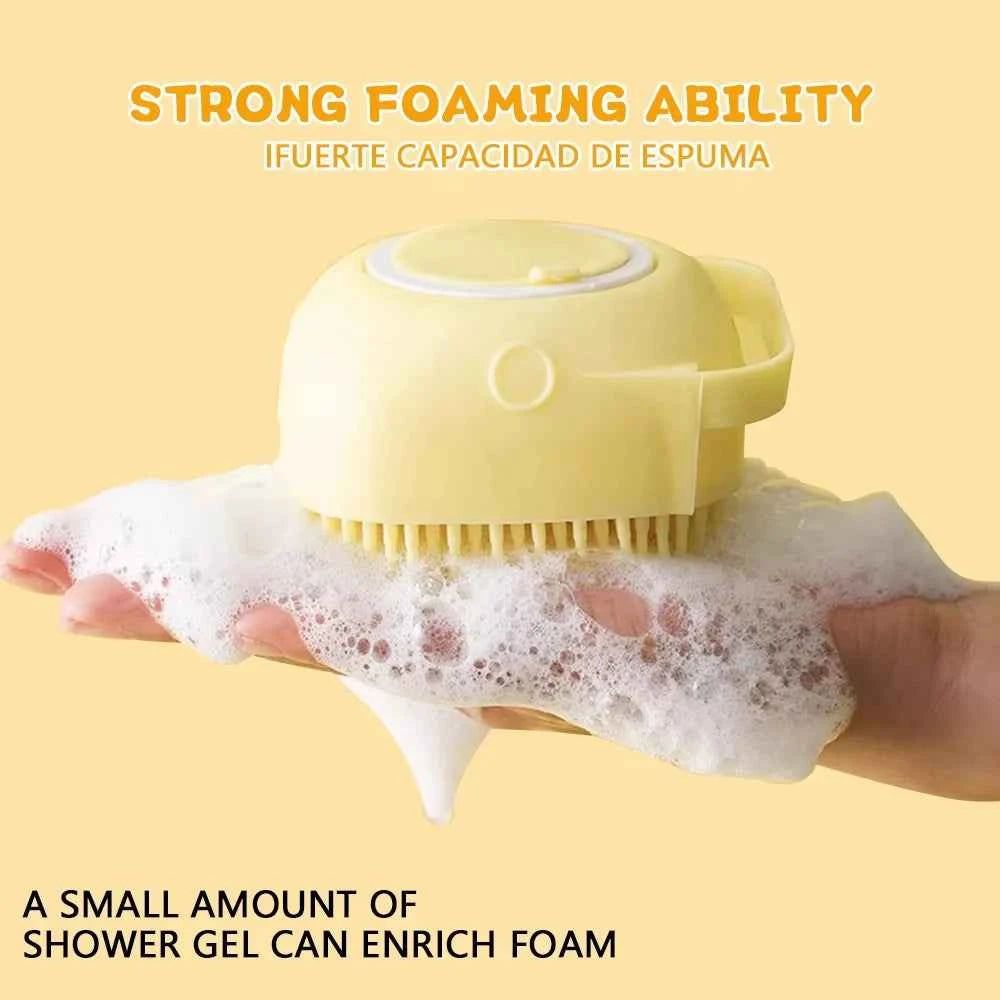 Silicone Dog Bath Massage Gloves Brush.