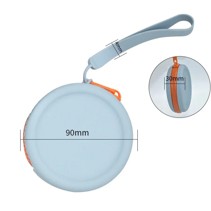 Outdoor Silicone Dog Food Pouch Bag