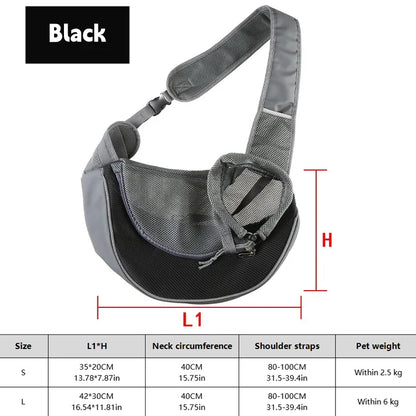 Pet Sling Carrier Crossbody Bag
