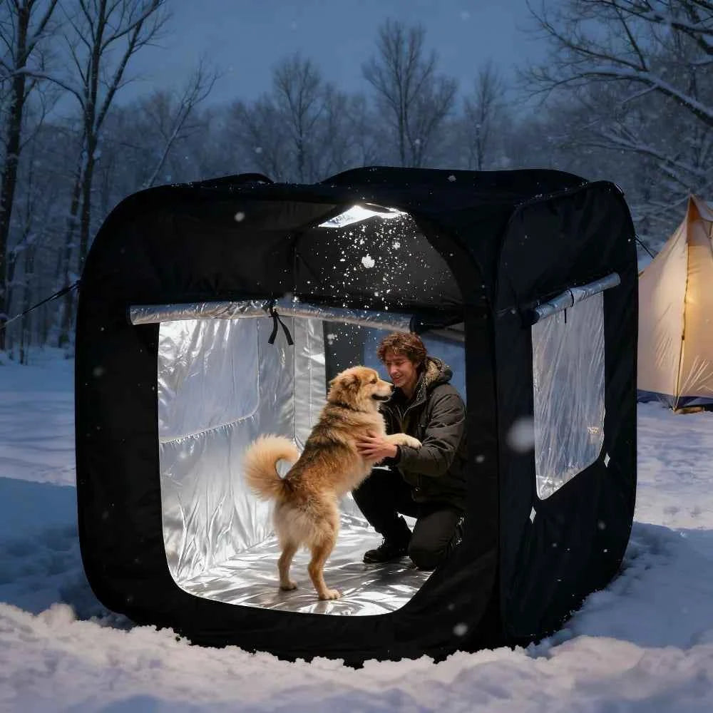 2026 Portable Foldable Extra Large Pet Tent Multi-Functional Outdoor Travel Cage for Cat Dog Easy Operation Pet Shelter Storage