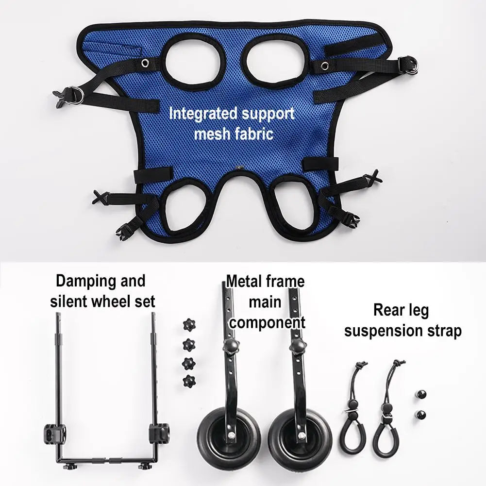 Adjustable Pet Rehabilitation Walking Wheelchair