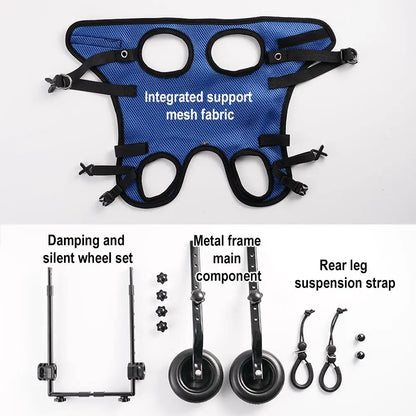 Adjustable Pet Rehabilitation Walking Wheelchair