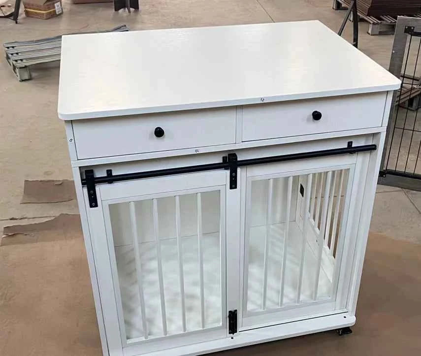 Customizable Wooden Pet Carrier Furniture Furniture Style Dog Crate End Table Hidden Box Furniture
