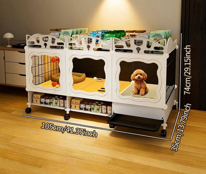 Pet Cage with Pull-Out Tray