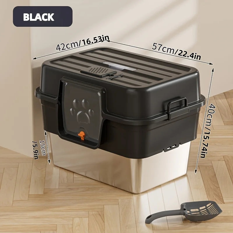 Enclosed Cat Litter Box