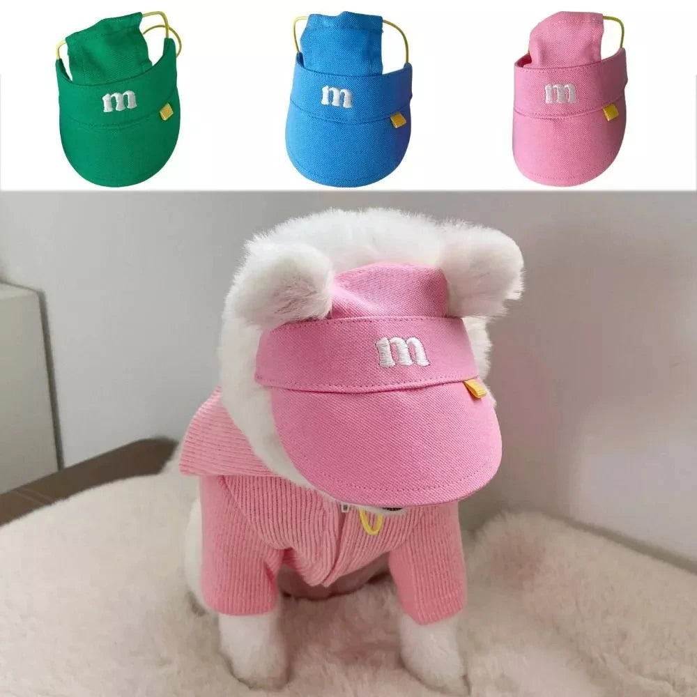 Embroidered Summer Sun Hat for Dogs