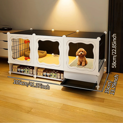 Pet Cage with Pull-Out Tray