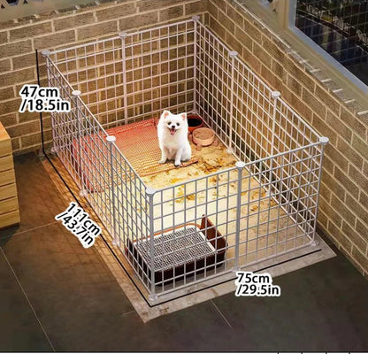 Indoor Dog Fence Gate Cage