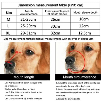 Anti-biting Chewing Muzzle Mask