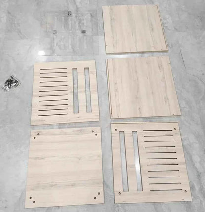 Heavy Duty Dog Crate Furniture Solid Wood Puppy Pet Cages Crates for Large Dogs Modern Indoor Wooden Dog Crate Kennel House