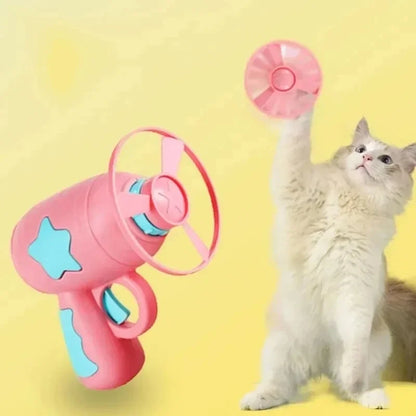 Interactive Flying Disc Launcher Toy