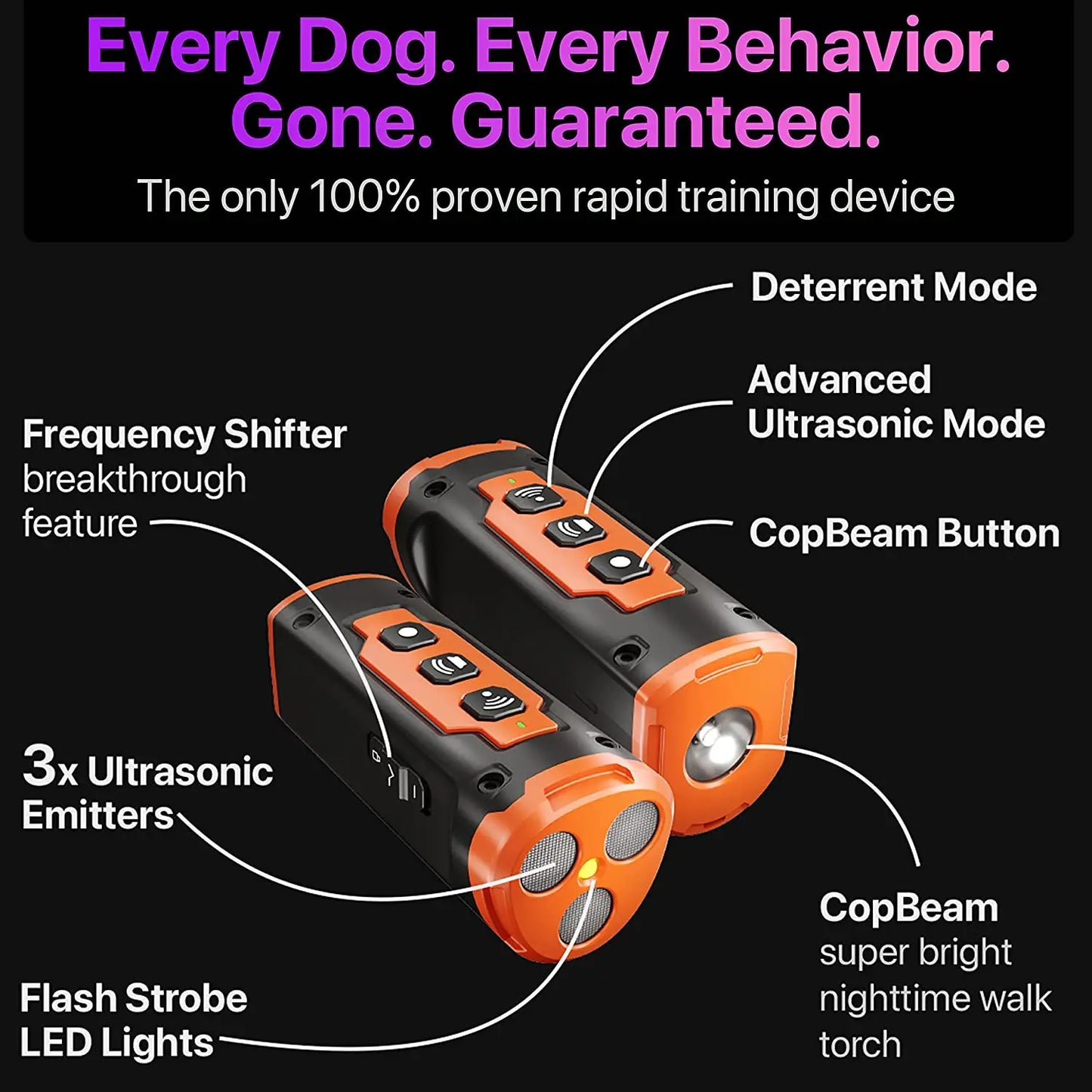 Ultrasonic Pet Dog Repeller Training Device