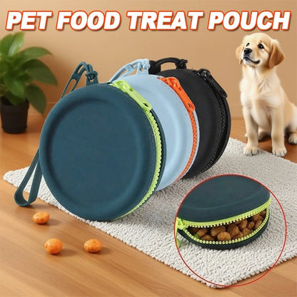 Outdoor Silicone Dog Food Pouch Bag