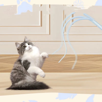Silicone Cat Teaser Stick