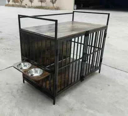 Customizable Wooden Pet Carrier Furniture Furniture Style Dog Crate End Table Hidden Box Furniture