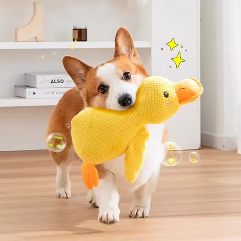 Dog Hug Duck Plush Toy