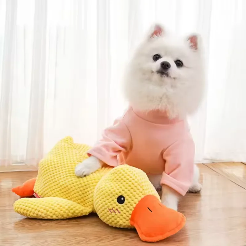 Dog Hug Duck Plush Toy