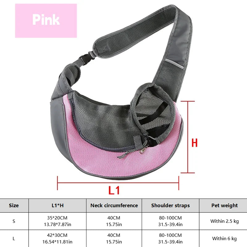Pet Sling Carrier Crossbody Bag