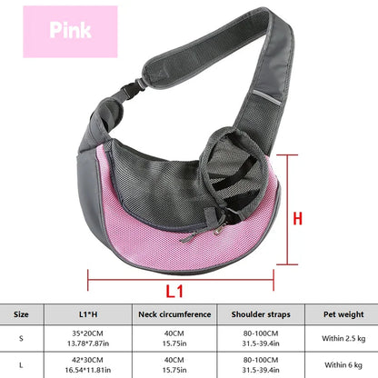 Pet Sling Carrier Crossbody Bag