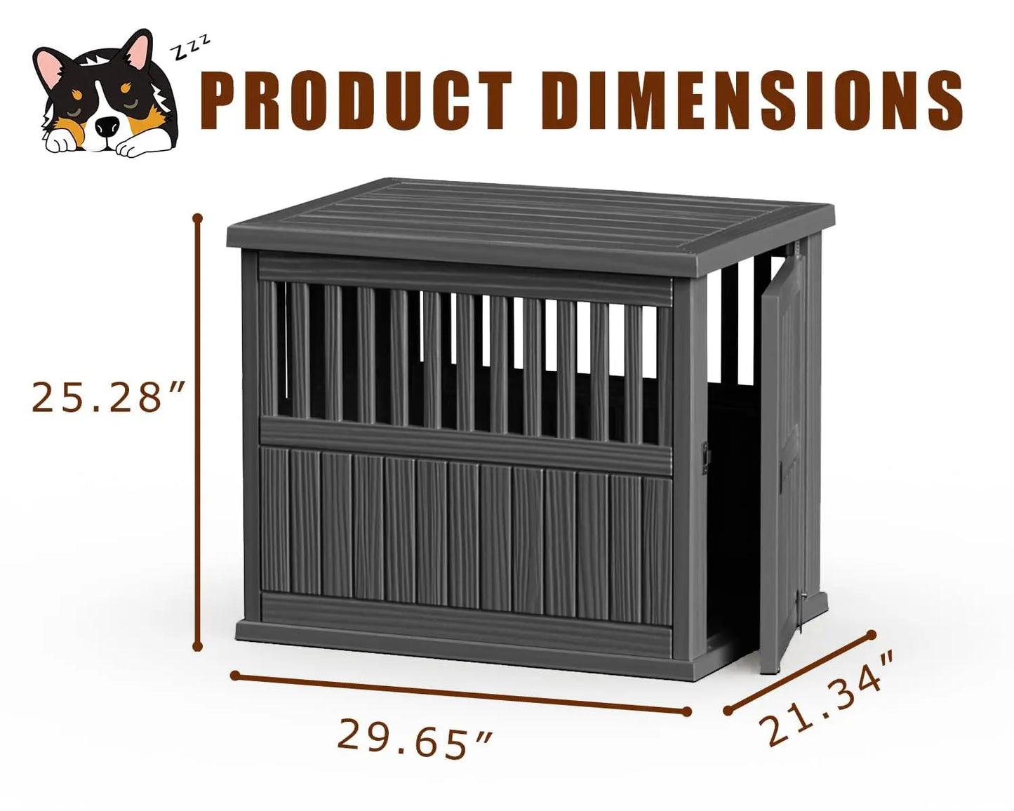 Lockable Dog Kennel Indoor Cage