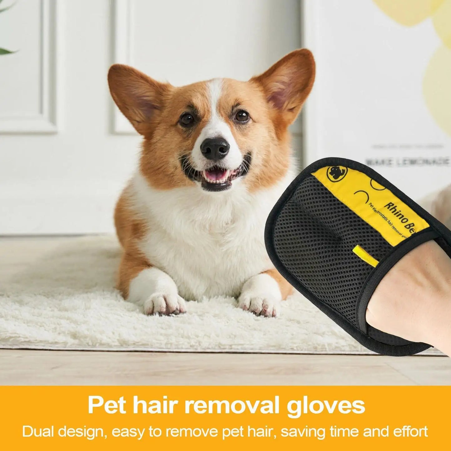 2pcs Grooming Gloves