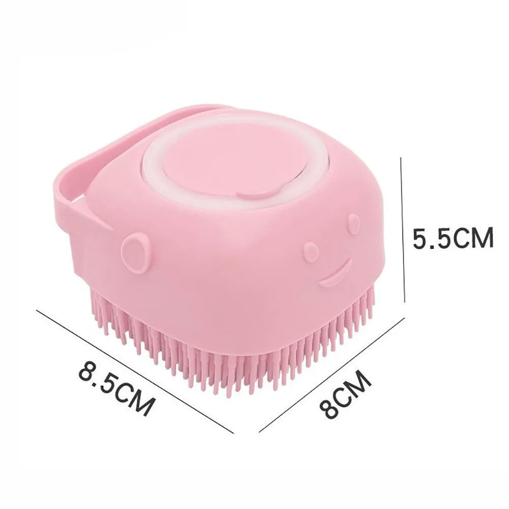 Silicone Dog Bath Massage Gloves Brush.