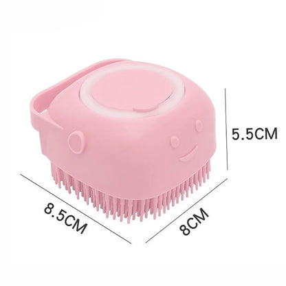 Silicone Dog Bath Massage Gloves Brush.