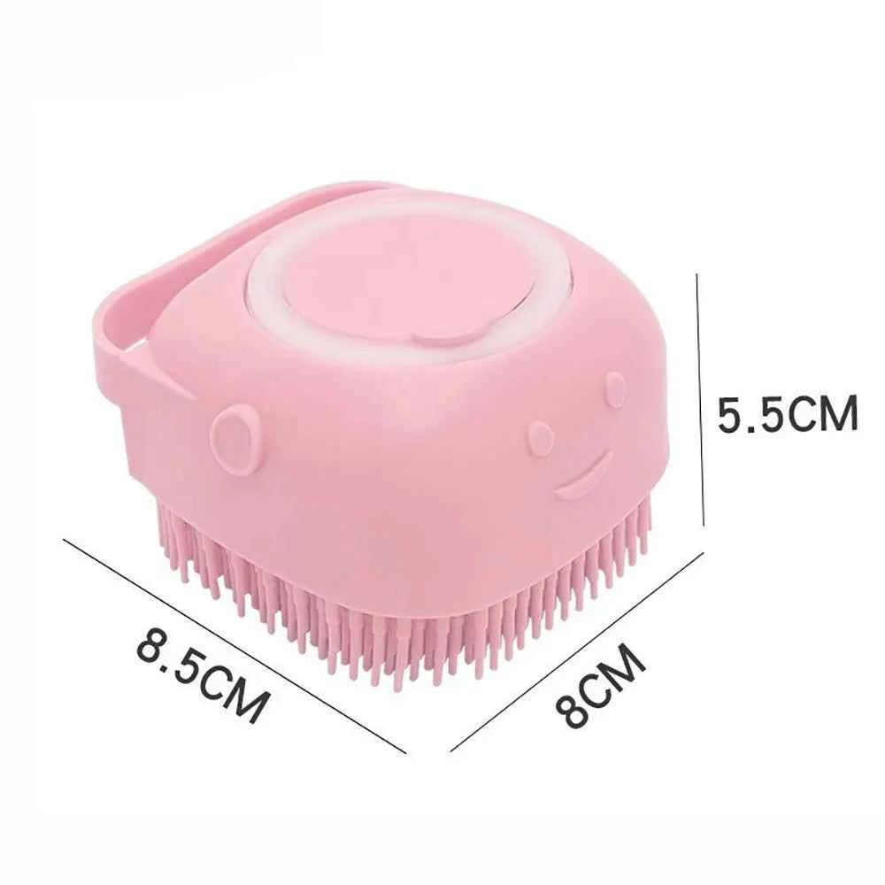 Silicone Dog Bath Massage Gloves Brush.