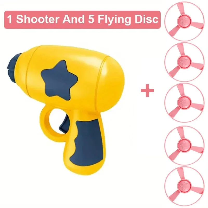 Interactive Flying Disc Launcher Toy