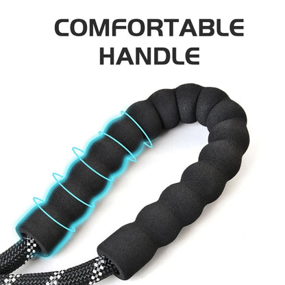 Reflective Dog Leash With Padded Handle