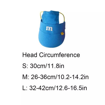 Embroidered Summer Sun Hat for Dogs