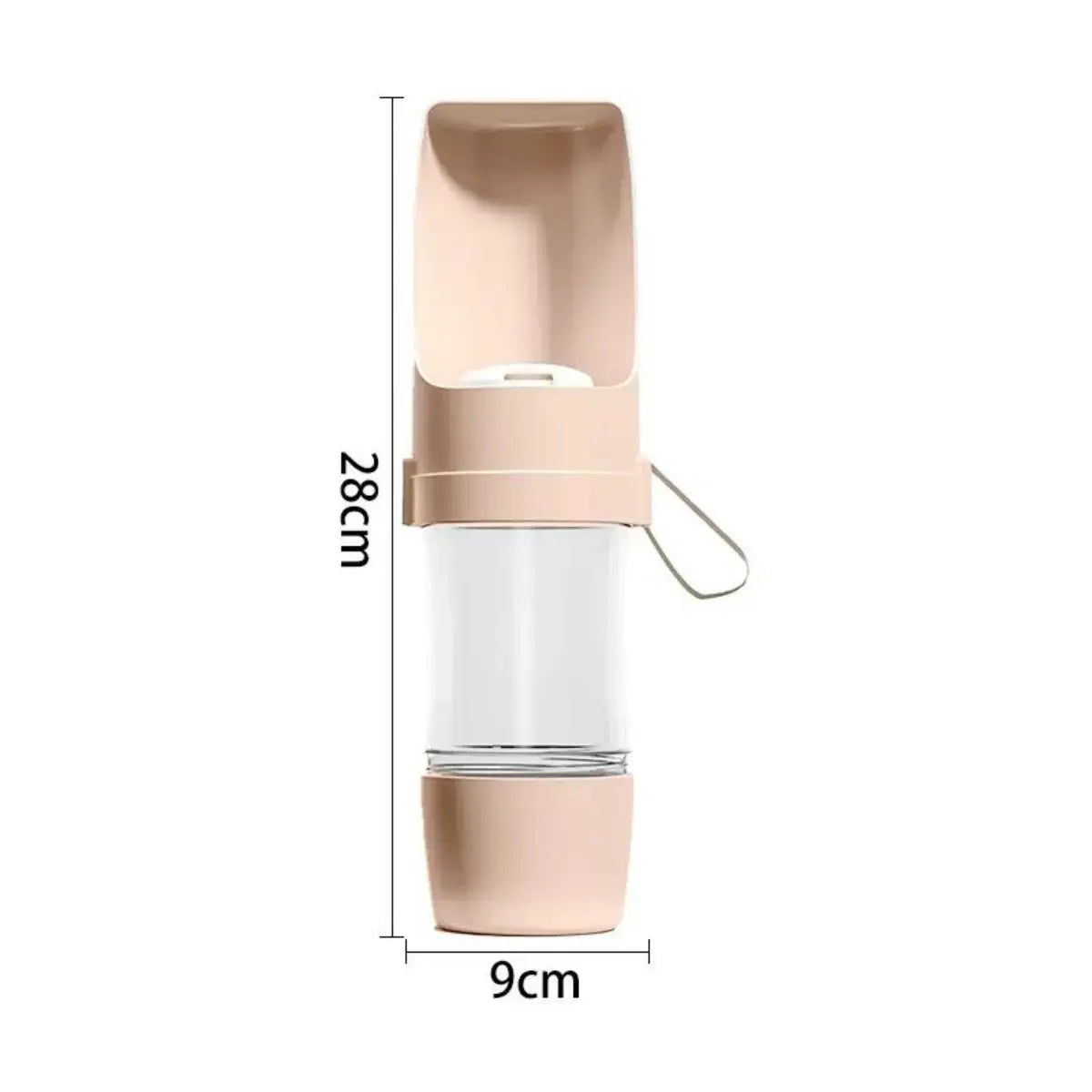 2-in-1 Food & Water Travel Feeder