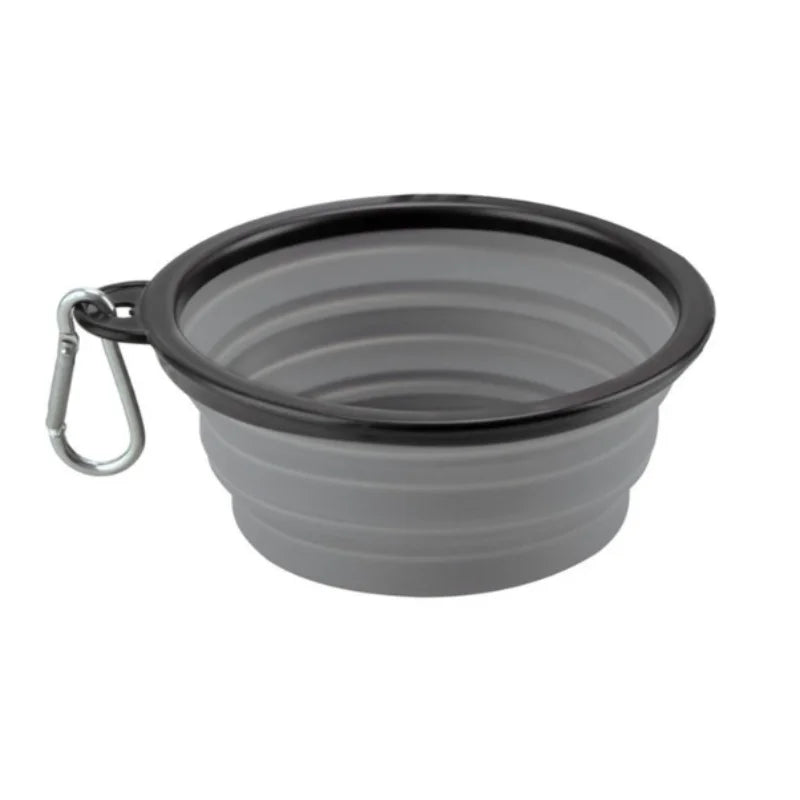 Portable Silicone Food & Water Bowl for Pets